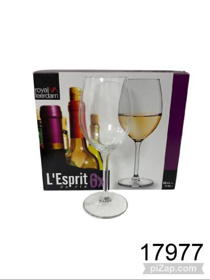Imagen de COPA PARA VINO L´ESPIRIT X6 330ML 4.26